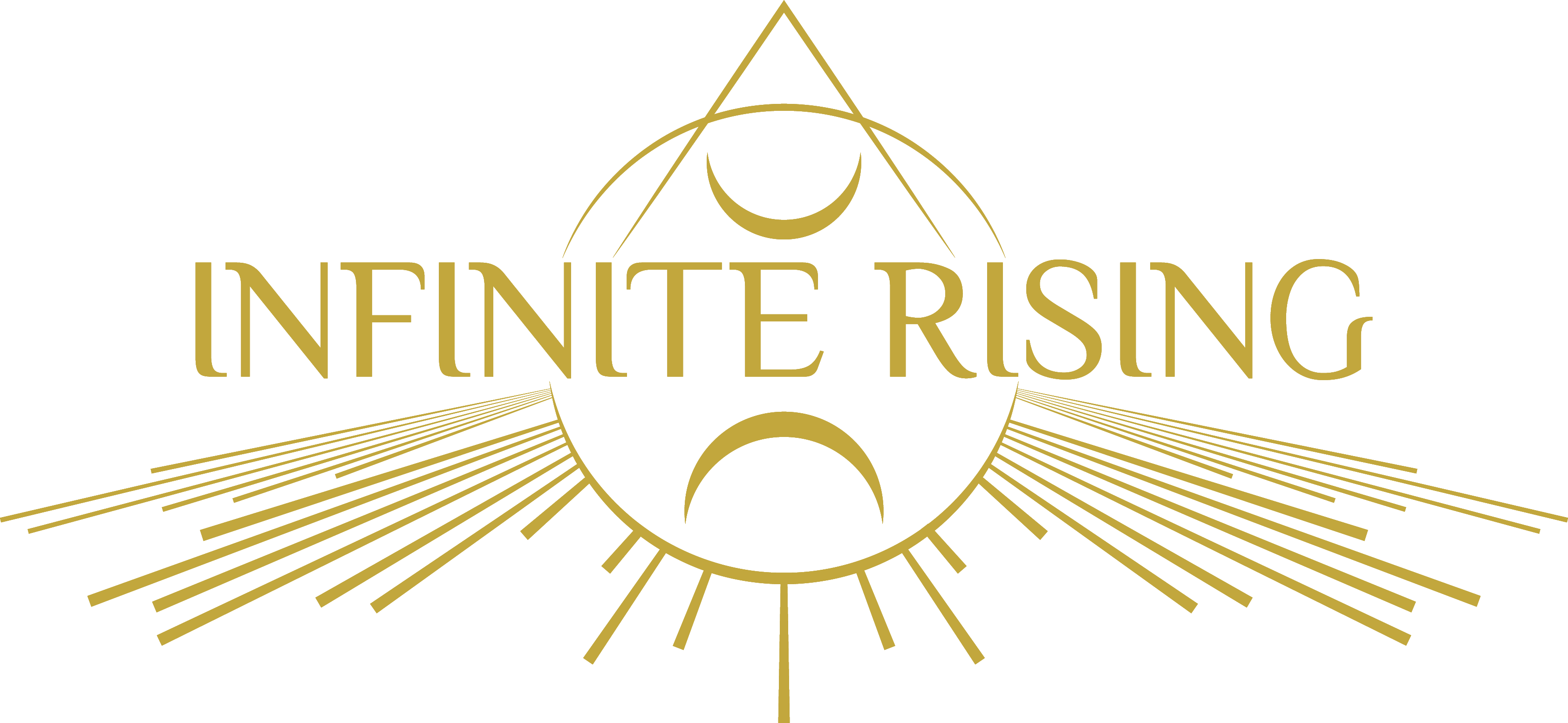 Infinite Rising gold logo